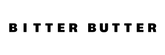 Black text 'BITTER BUTTER' on a white background